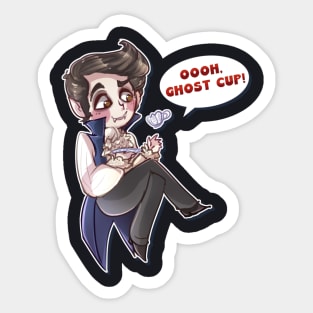 Ooo, Ghost Cup! Sticker